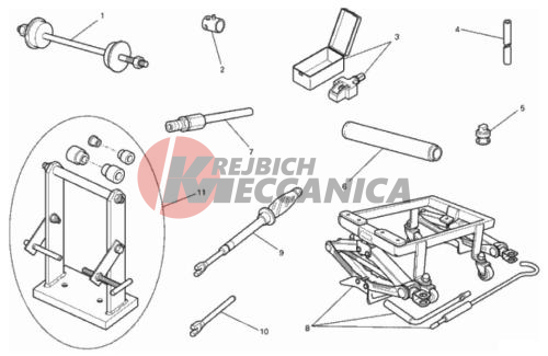 WORKSHOP SERVICE TOOLS, FRAME