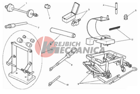 WORKSHOP SERVICE TOOLS, FRAME