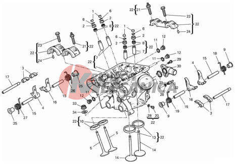 VERTICAL CYLINDER HEAD