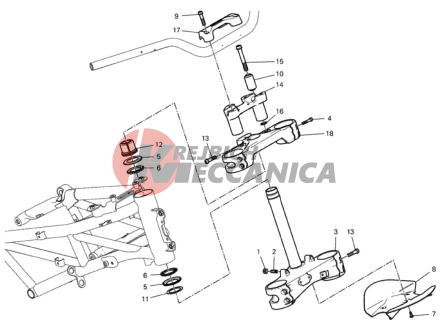 STEERING HEAD BASE ASSEMBLY