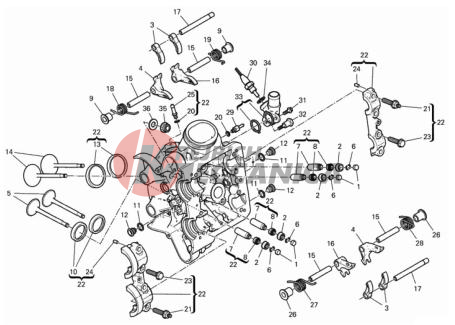 HORIZONTAL CYLINDER HEAD