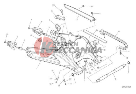 REAR SWINGING ARM