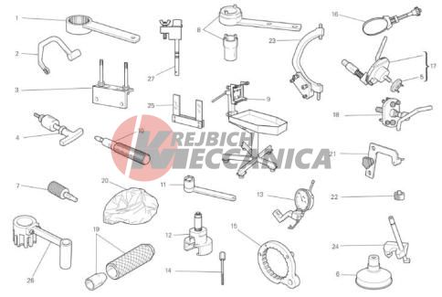 WORKSHOP SERVICE TOOLS, ENGINE