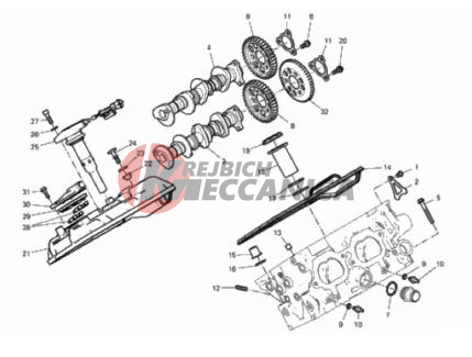 REAR HEAD - TIMING SYSTEM