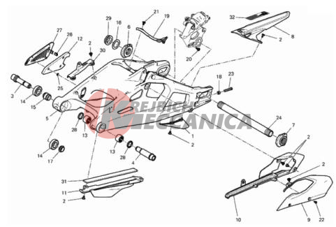 REAR SWINGING ARM