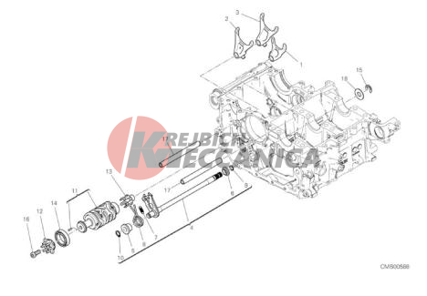 02A SHIFT CAM - FORK