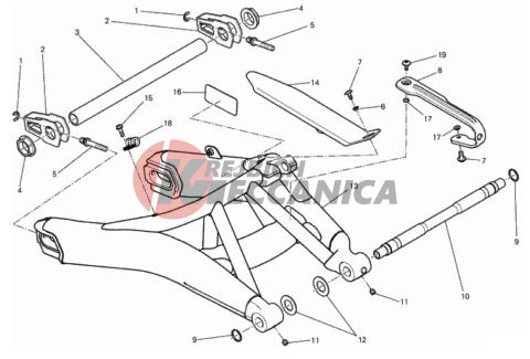 REAR SWINGING ARM