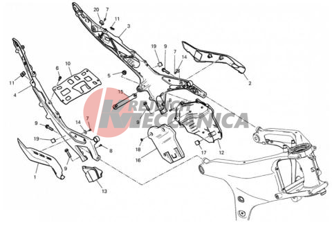 REAR FRAME COMP.
