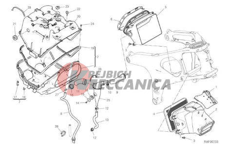35A AIR INTAKE - OIL BREATHER