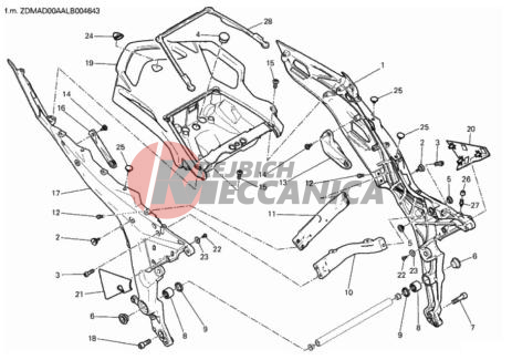 REAR FRAME COMP.