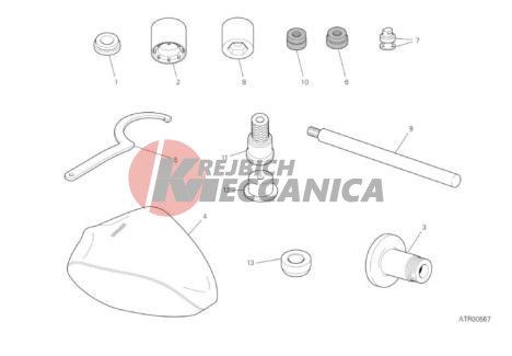 01D WORKSHOP SERVICE TOOLS (FRAME)