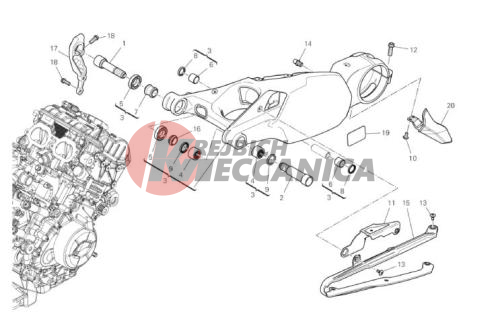 REAR SWINGING ARM