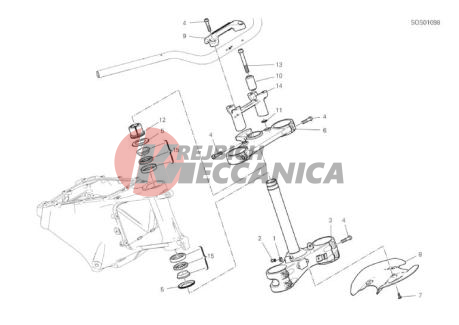 STEERING HEAD BASE ASSEMBLY