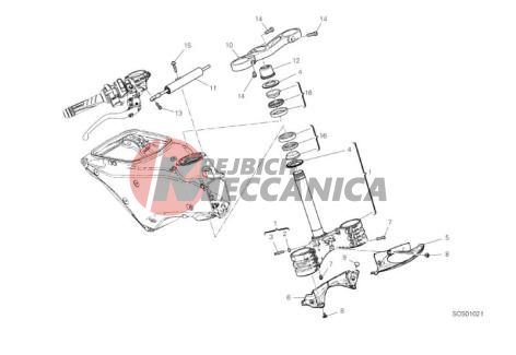 18A STEERING ASSEMBLY