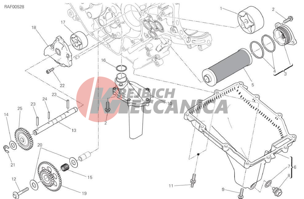FILTERS AND OIL PUMP