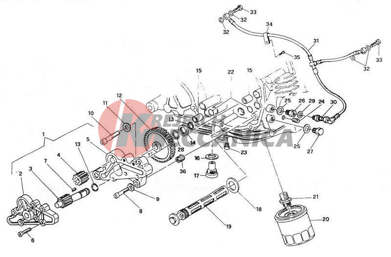 FILTERS AND OIL PUMP