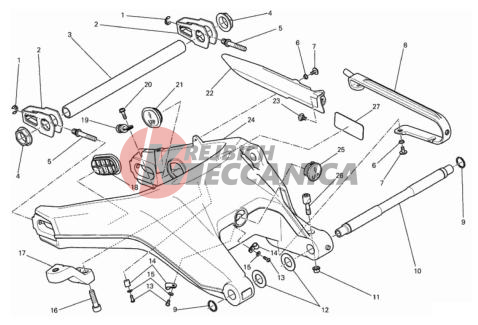 REAR SWINGING ARM