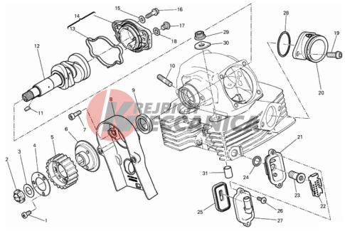 VERTICAL CYLINDER HEAD - TIMING