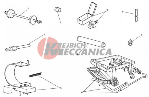 WORKSHOP SERVICE TOOLS, FRAME