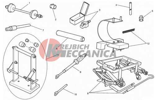 WORKSHOP SERVICE TOOLS, FRAME