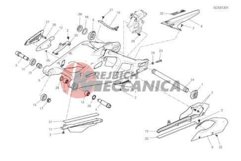REAR SWINGING ARM