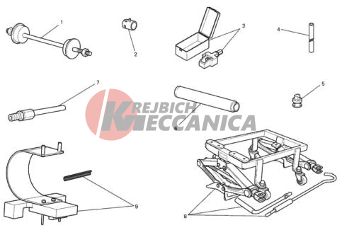 WORKSHOP SERVICE TOOLS, FRAME
