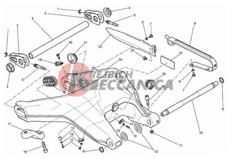 REAR SWINGING ARM