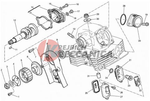 VERTICAL CYLINDER HEAD - TIMING