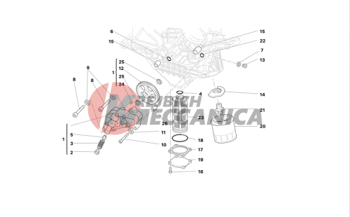 Filters and oil pump