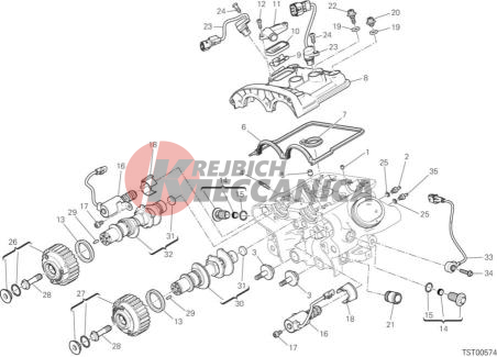 VERTICAL CYLINDER HEAD - TIMING