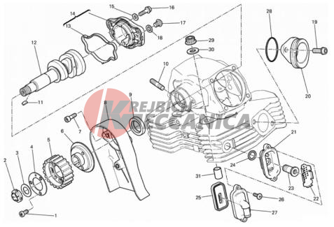VERTICAL CYLINDER HEAD - TIMING