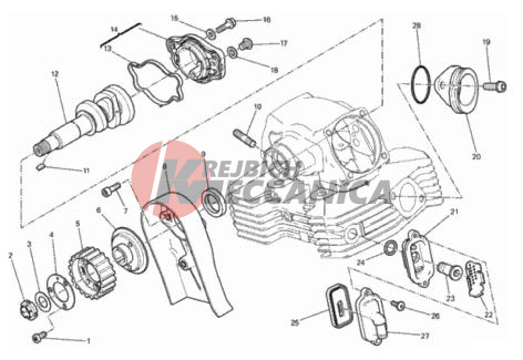 VERTICAL CYLINDER HEAD - TIMING