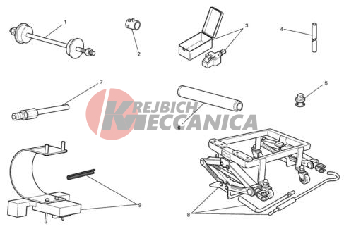 WORKSHOP SERVICE TOOLS, FRAME